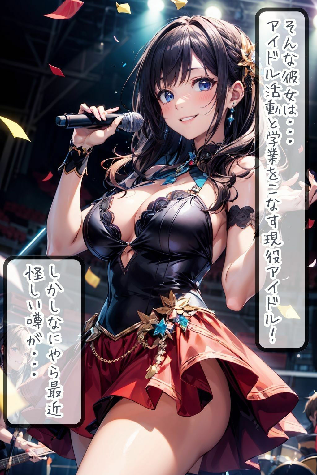 サンプル画像2:現役JKアイドル 流出！！ 裏画像(私立AI学園) [d_352443]