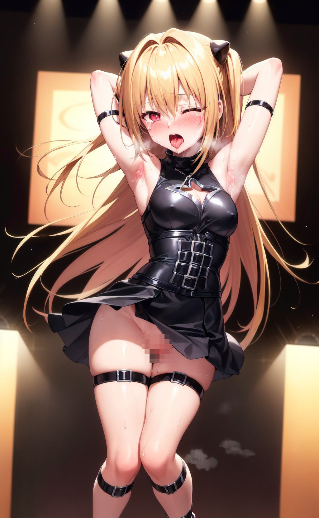 サンプル画像1:チン堕ちした最強の殺し屋金色〇闇(ましゅマロ@AIart) [d_352478]