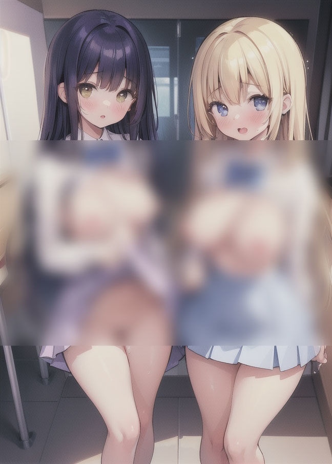 サンプル画像3:双子美女J○「今からしよ？」(お花畑) [d_352543]