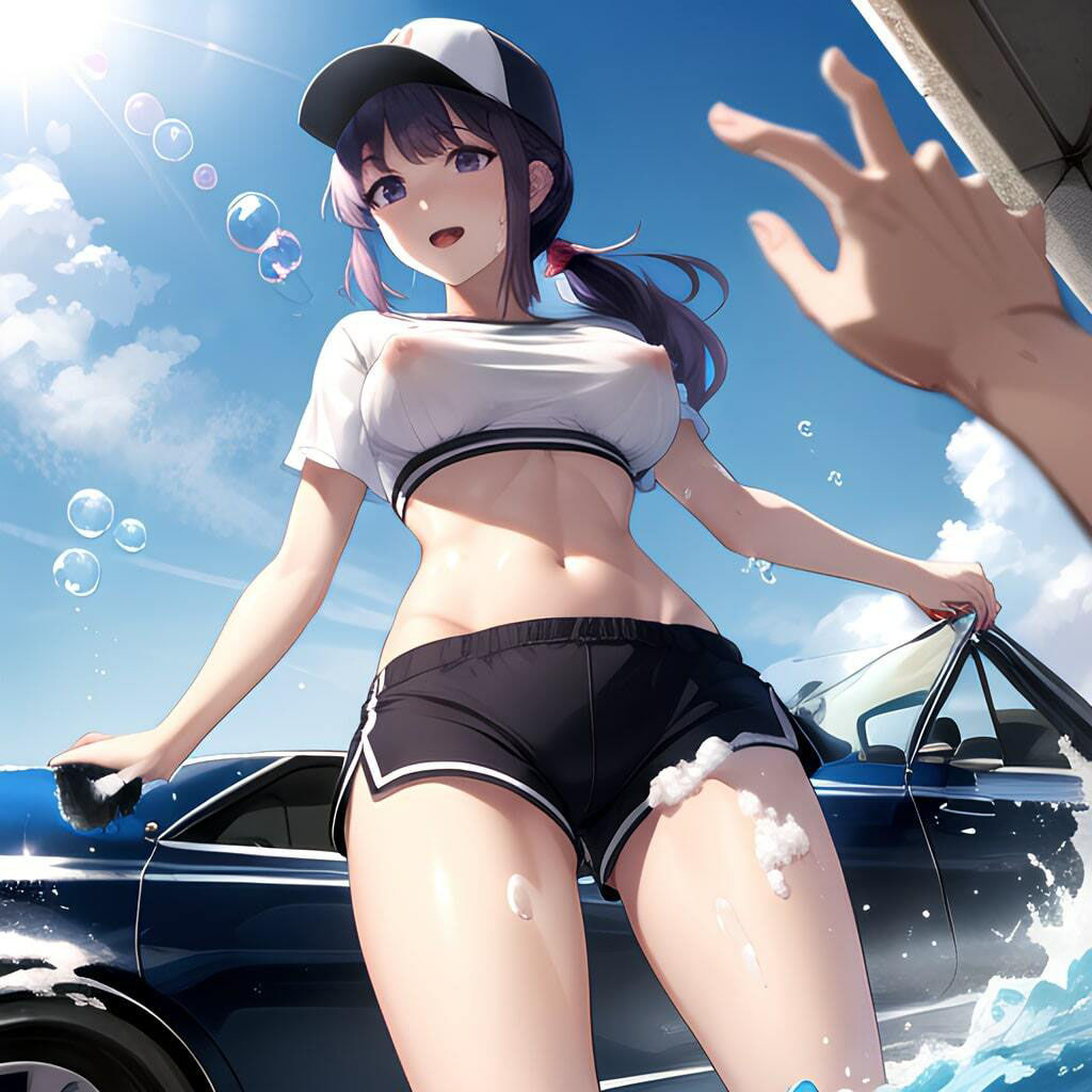 サンプル画像1:洗車(でんでん) [d_352587]