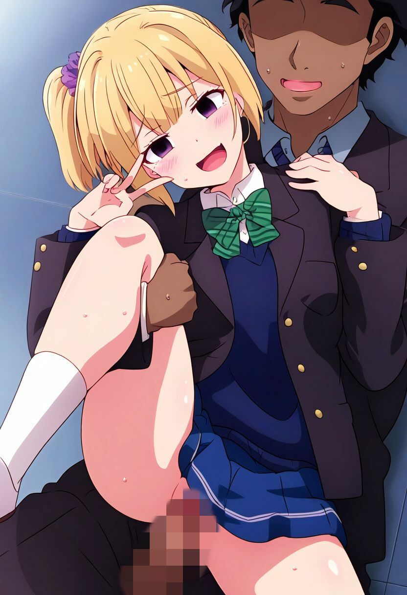 サンプル画像6:時間停止させ女子校に潜入｜無抵抗の処女JKに中出しとぶっかけをしまくる（制服・無表情・フェラ・輪●）イラスト500枚(エロロ兵長) [d_352608]