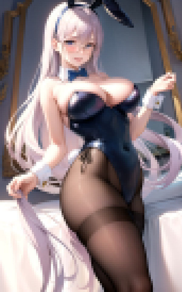 サンプル画像4:脅威の爆乳メガネバニーを捕まえた！(艶技のマトリクス) [d_352630]