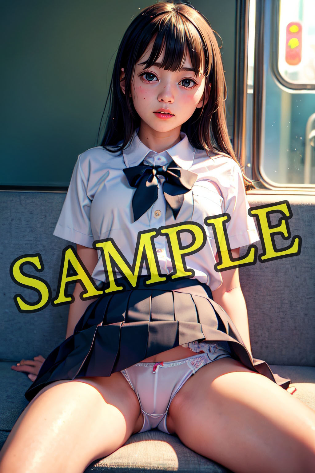 サンプル画像1:パンチラ 電車内-01 セミリアル NRシリーズ(まめまめクリ子2.5 セミリアル) [d_352644]