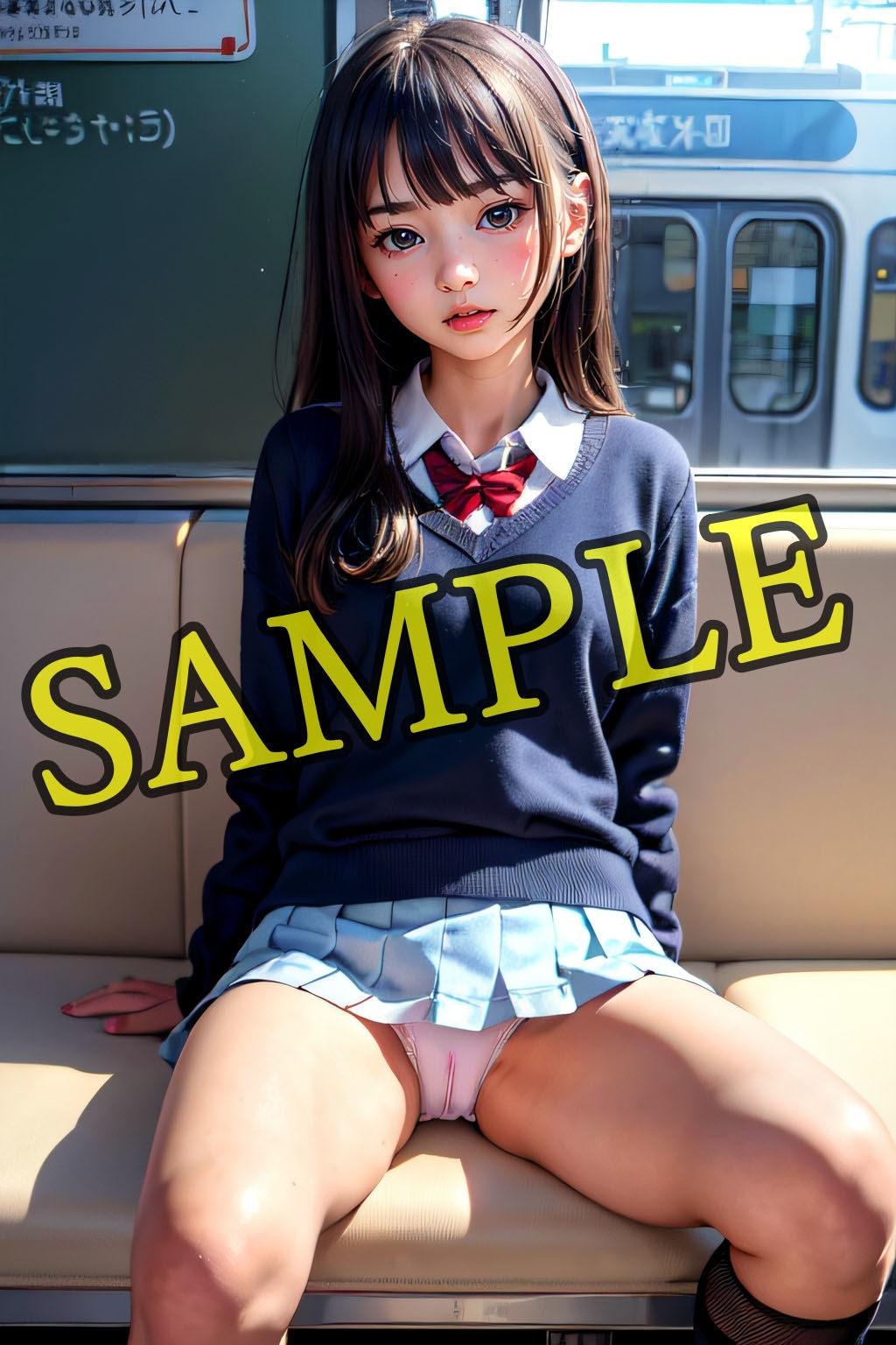 サンプル画像4:パンチラ 電車内-01 セミリアル NRシリーズ(まめまめクリ子2.5 セミリアル) [d_352644]