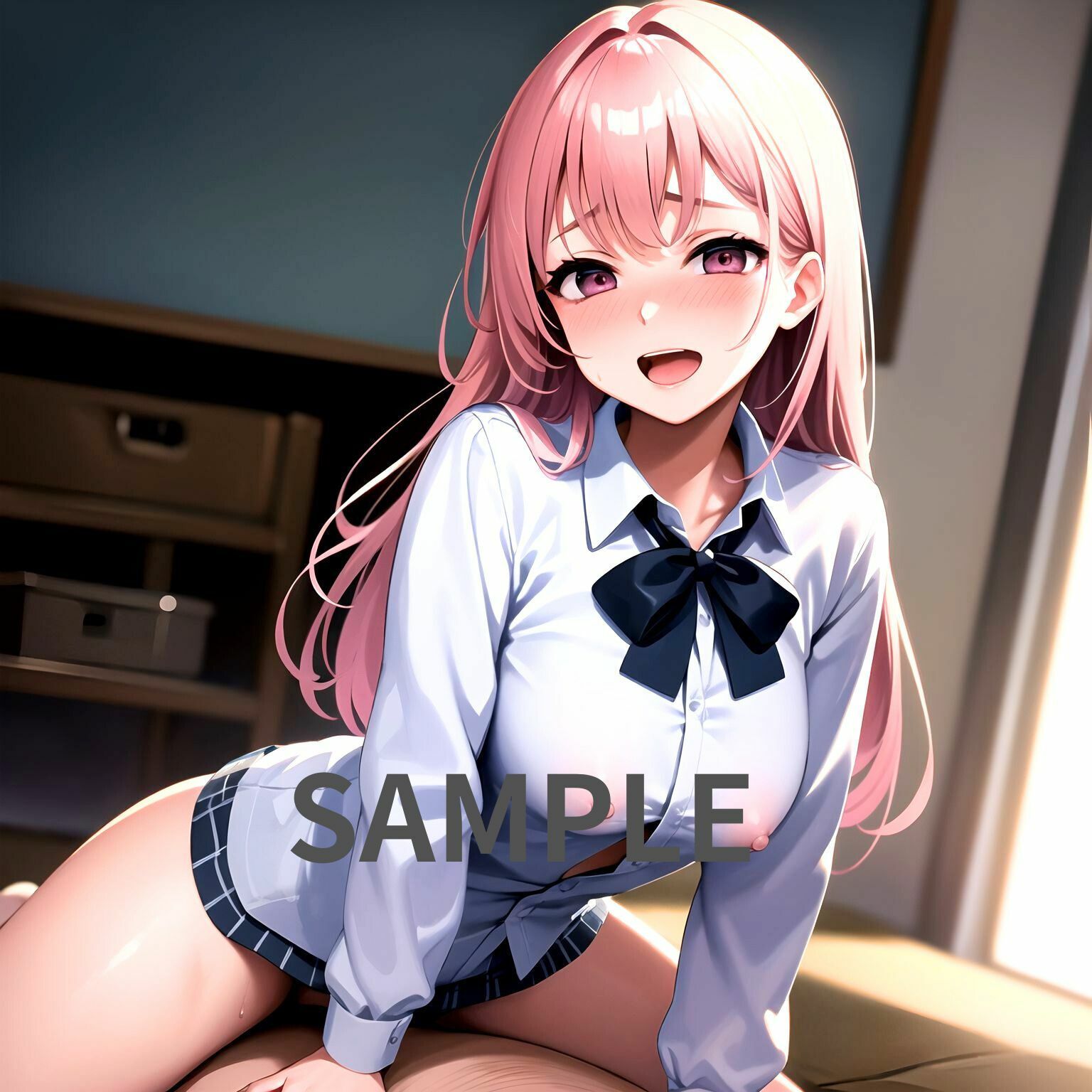 サンプル画像3:ボクちん〜ぼくのちんこが巨乳美女とたちの休憩所になってしまった件〜騎乗位中出しI(アニメ美女) [d_352654]