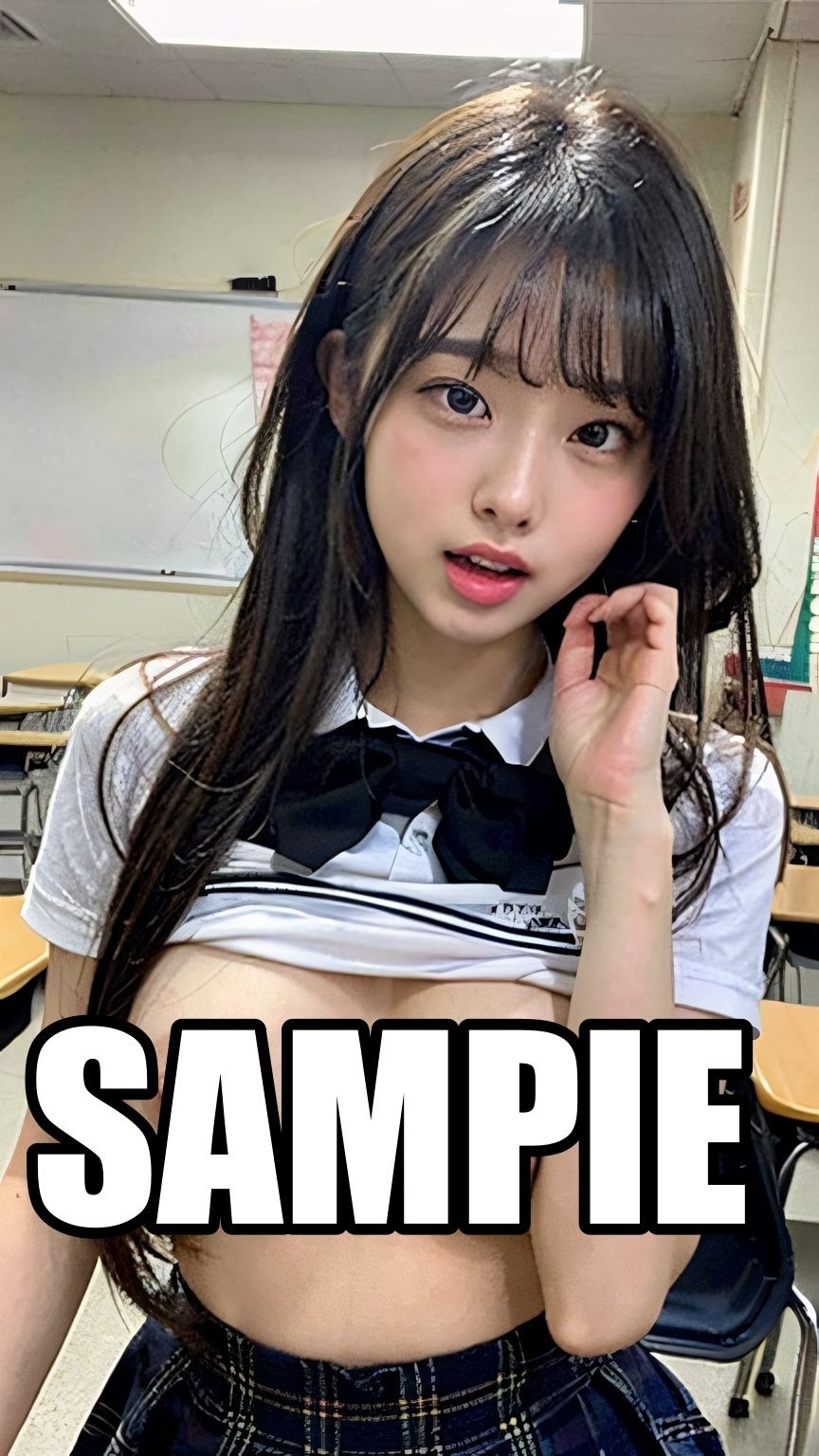 サンプル画像2:美少女たちのHなおしおきタイム Part3(制服美女ん) [d_352671]