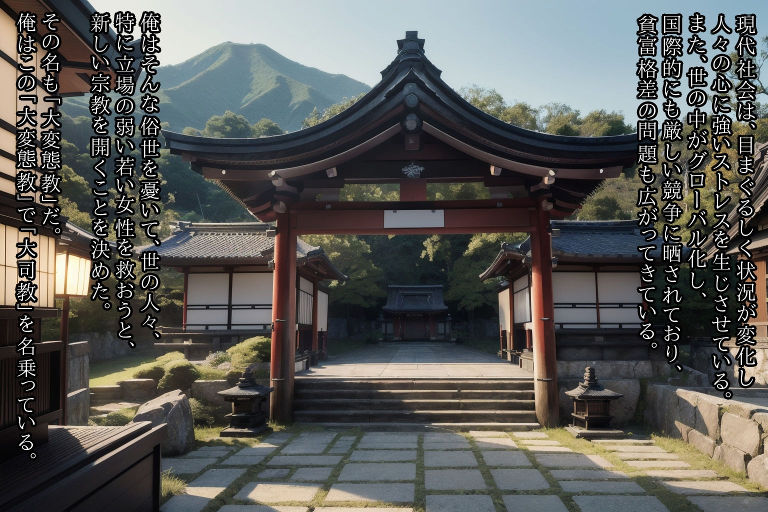 サンプル画像1:大変態教でのドエロ修行〜肉便器性職者への道〜(Tacosuke-story) [d_352684]