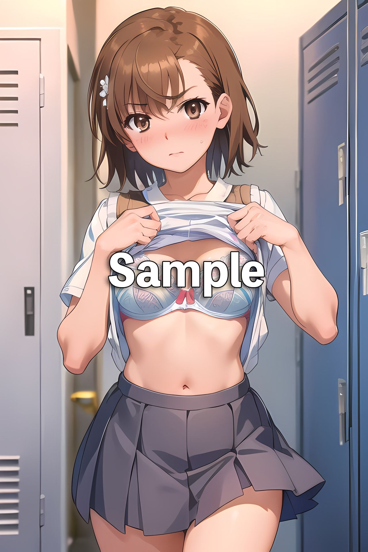 サンプル画像1:とある「〇坂〇琴」の放課後(カワイイハセイギ) [d_352695]