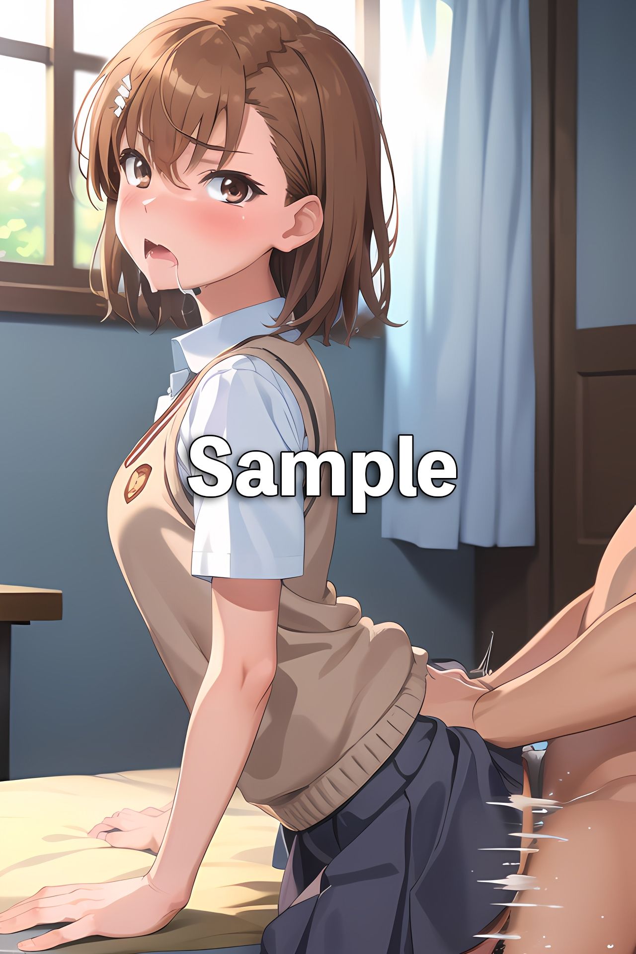 サンプル画像4:とある「〇坂〇琴」の放課後(カワイイハセイギ) [d_352695]