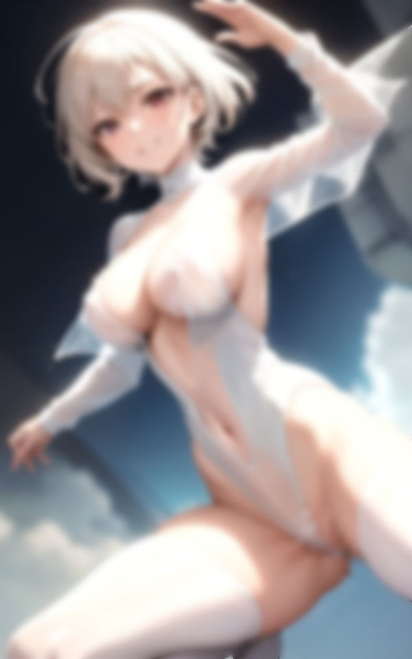 サンプル画像2:彼女が主役のヒロインショーを見に行ったら衣装がきわどすぎて…。(AI アイドル) [d_352711]