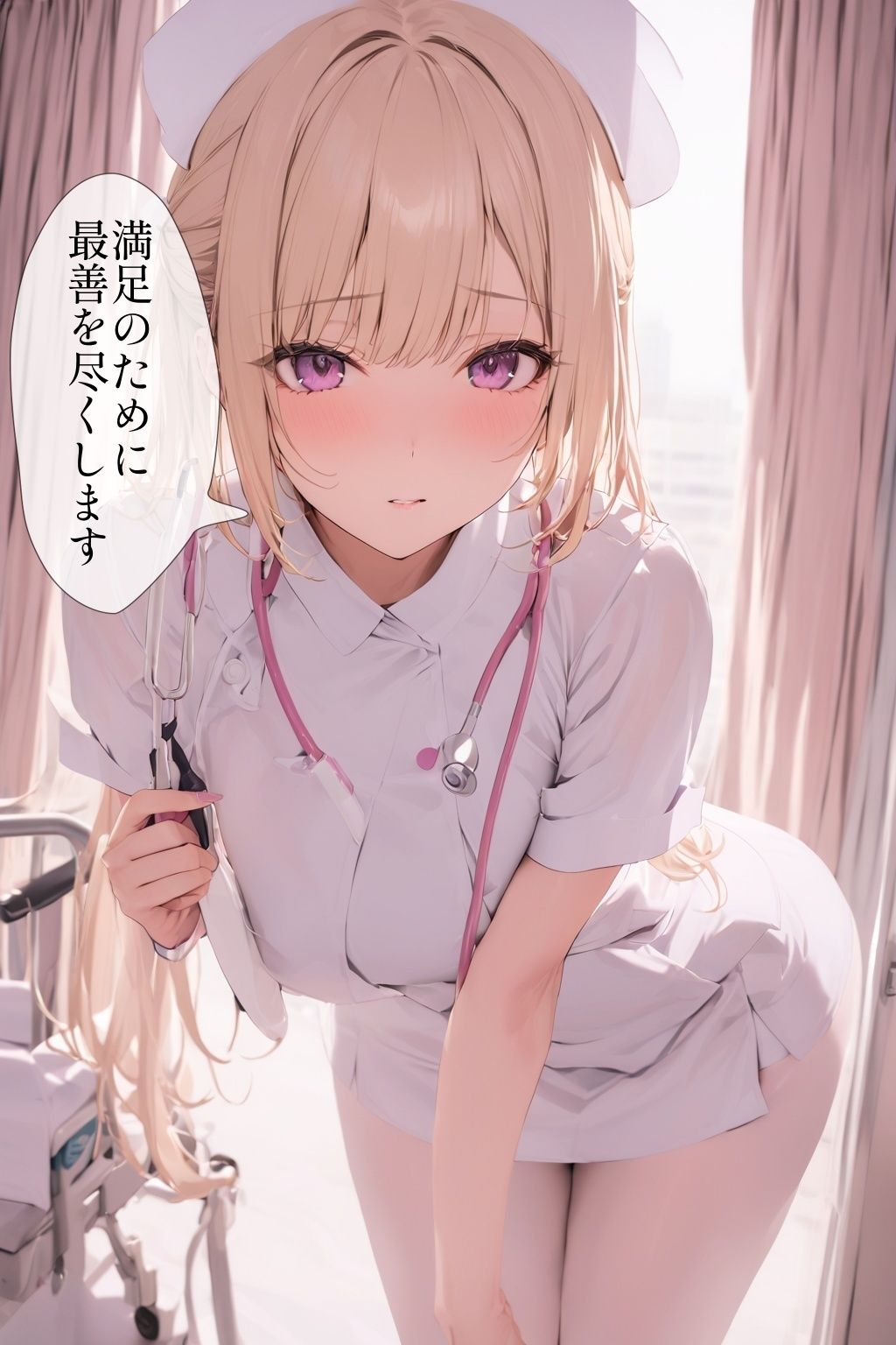 サンプル画像4:81キャラ 生ハメ病棟 即堕ち2コマ 射精看護師ナース(事務びーむ) [d_352784]