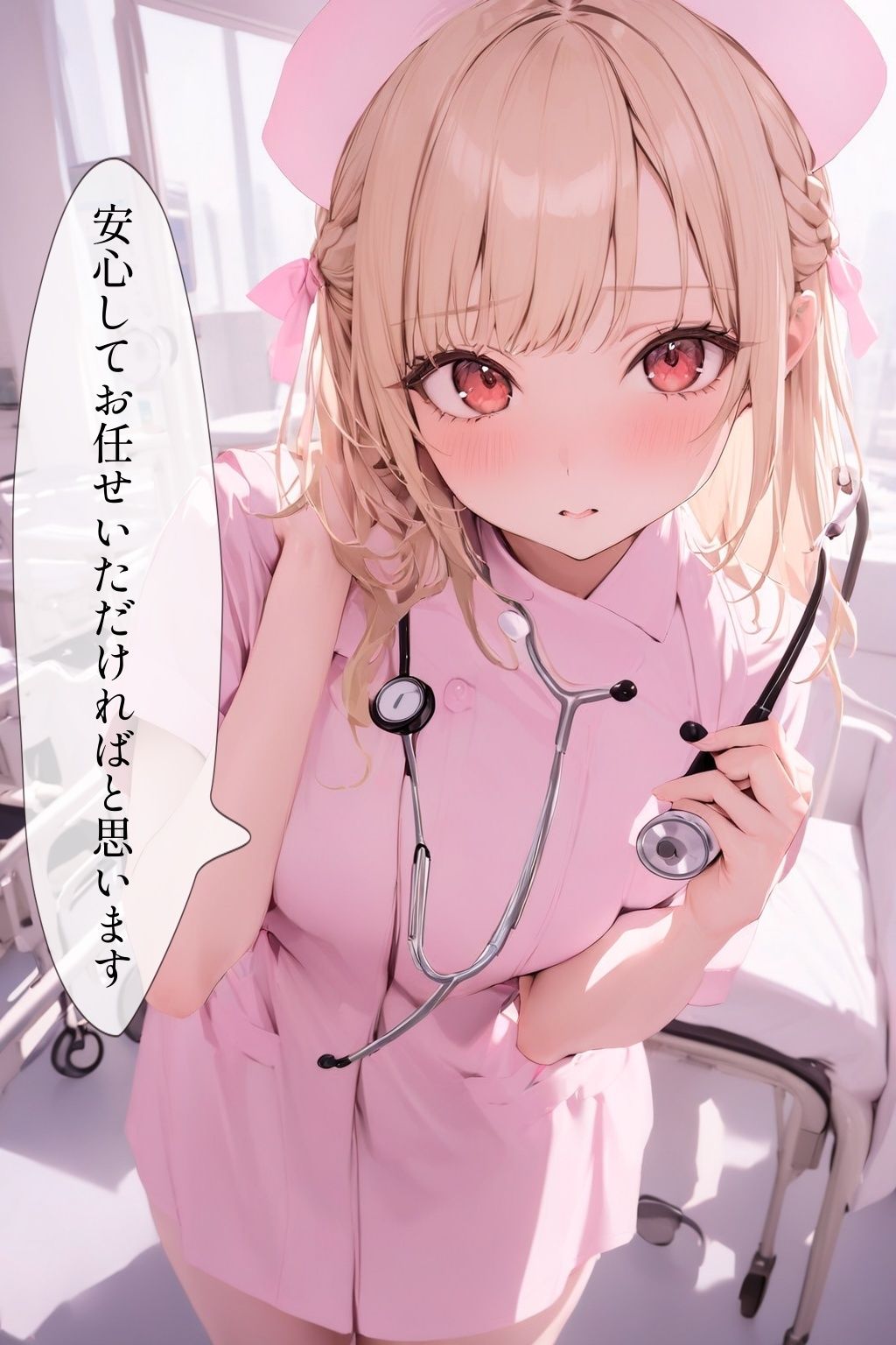 サンプル画像5:81キャラ 生ハメ病棟 即堕ち2コマ 射精看護師ナース(事務びーむ) [d_352784]