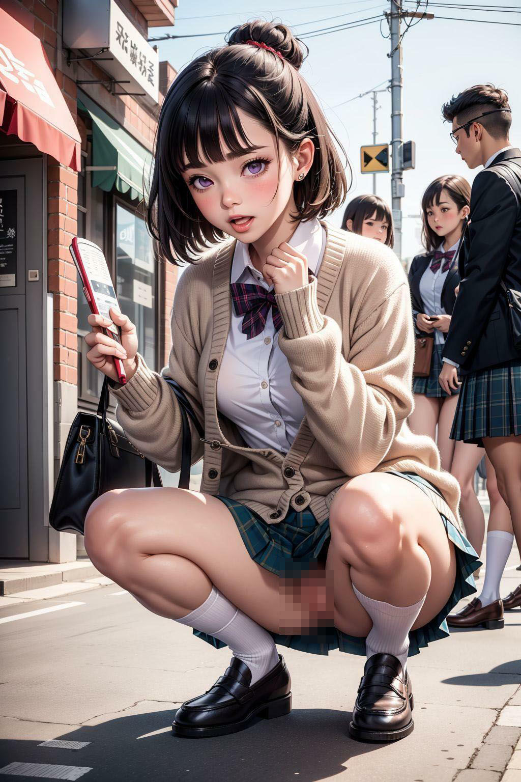 サンプル画像5:漏らしちゃって群青(ネオンノクターン) [d_352941]