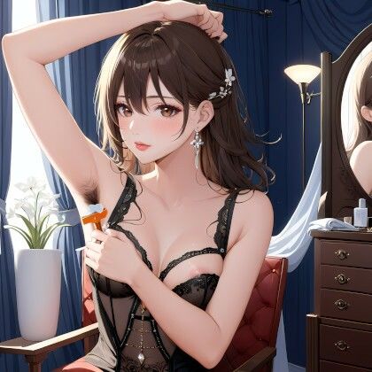 サンプル画像3:R18アート作品「甘い肖像画・Sweet Expression: Portraits of You and Mom」KnitMomのイラスト集(KnitMom) [d_353039]