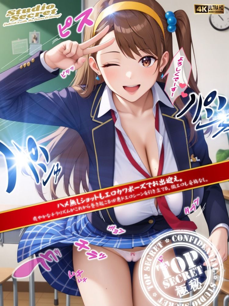 サンプル画像5:【4K高品質CG集】地上波級モデルとナイショの撮影会！勝組専用個人撮影会スタジオシークレット(POM CLUB) [d_353043]