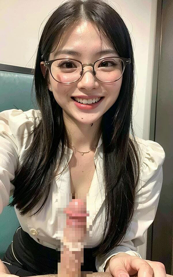 サンプル画像3:メガネ美人の先輩上司のど淫乱個別指導(おっぱい探偵) [d_353150]