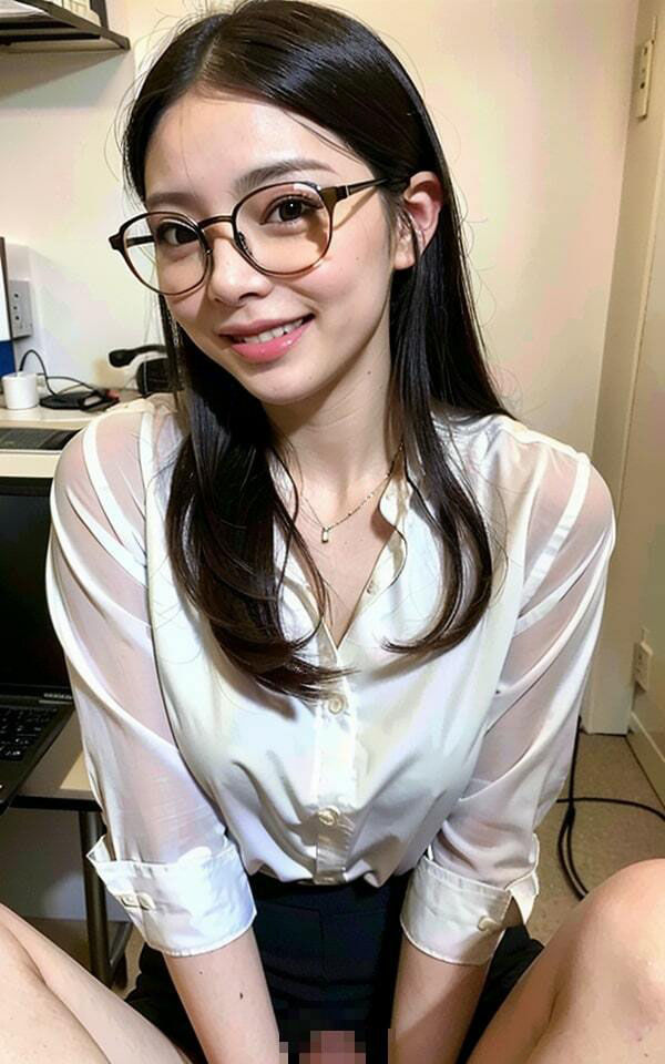 サンプル画像5:メガネ美人の先輩上司のど淫乱個別指導(おっぱい探偵) [d_353150]