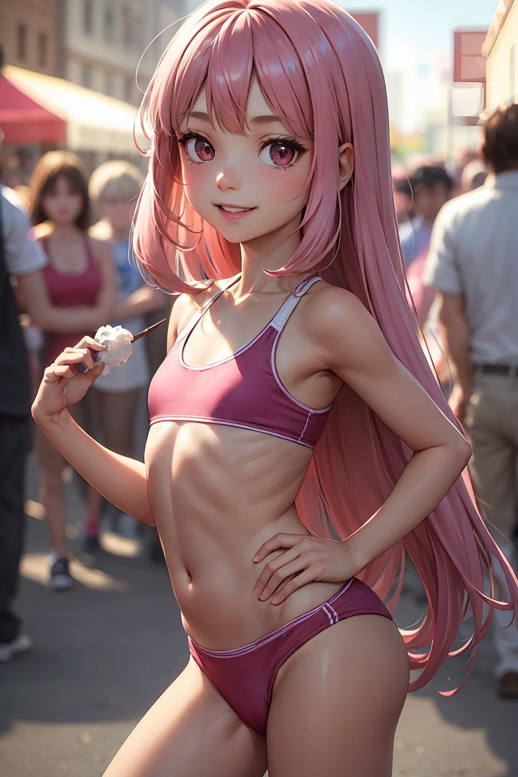 サンプル画像1:陸上部の妹に応援に来いとせがまれた(さーくるリリア) [d_353161]