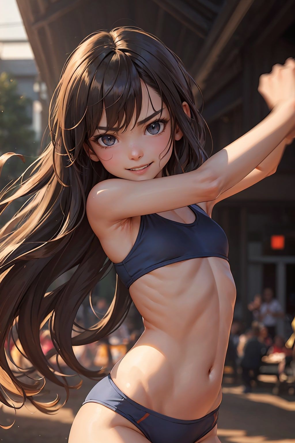 サンプル画像2:陸上部の妹に応援に来いとせがまれた(さーくるリリア) [d_353161]