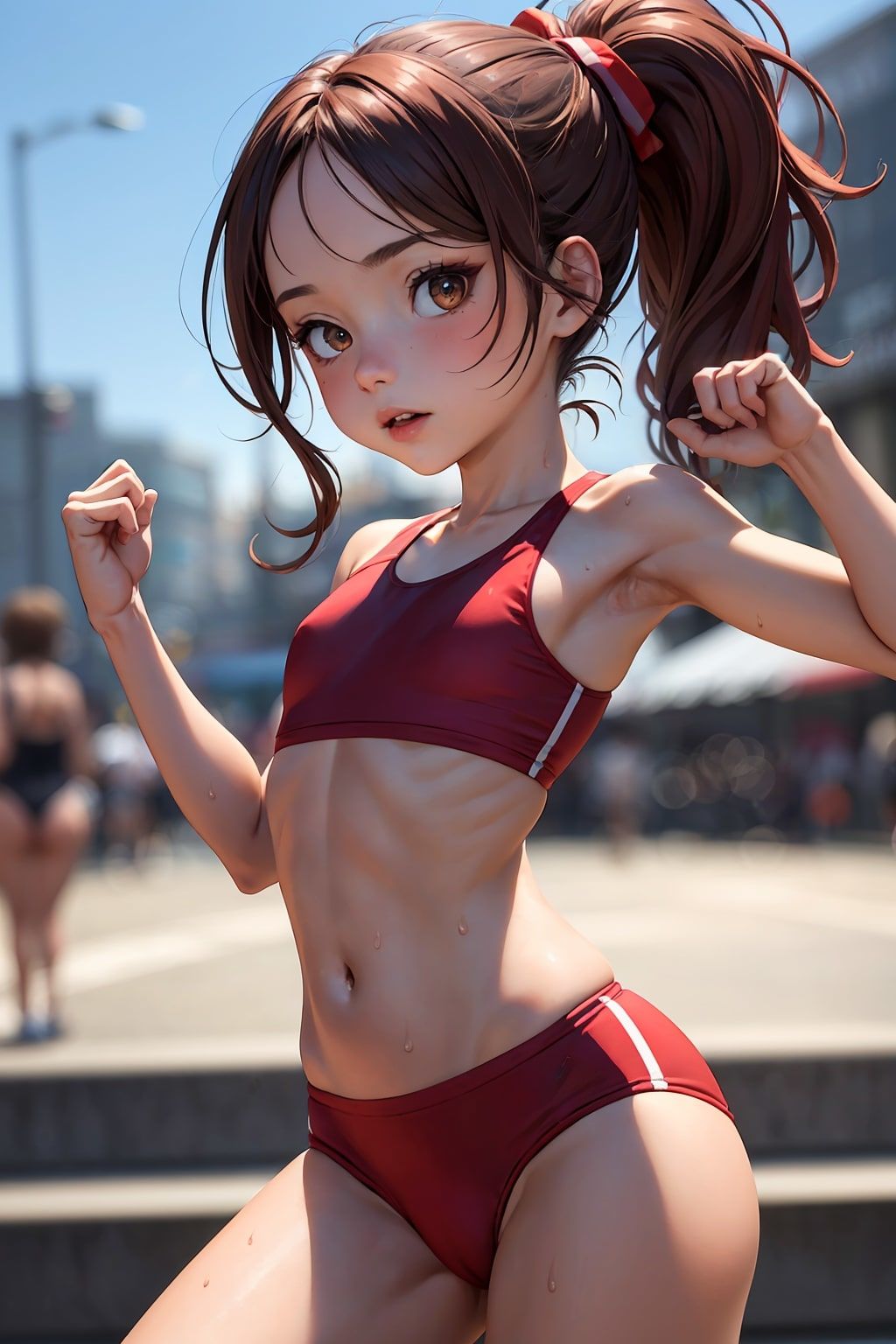 サンプル画像3:陸上部の妹に応援に来いとせがまれた(さーくるリリア) [d_353161]