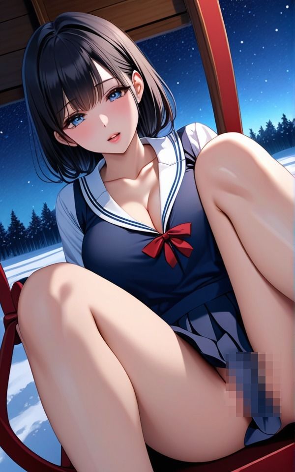 サンプル画像1:先輩私とファーストキスしてもらえませんか 巨乳制服女子は好きな人を勇気を出して誘ってみる(パール真珠) [d_353236]