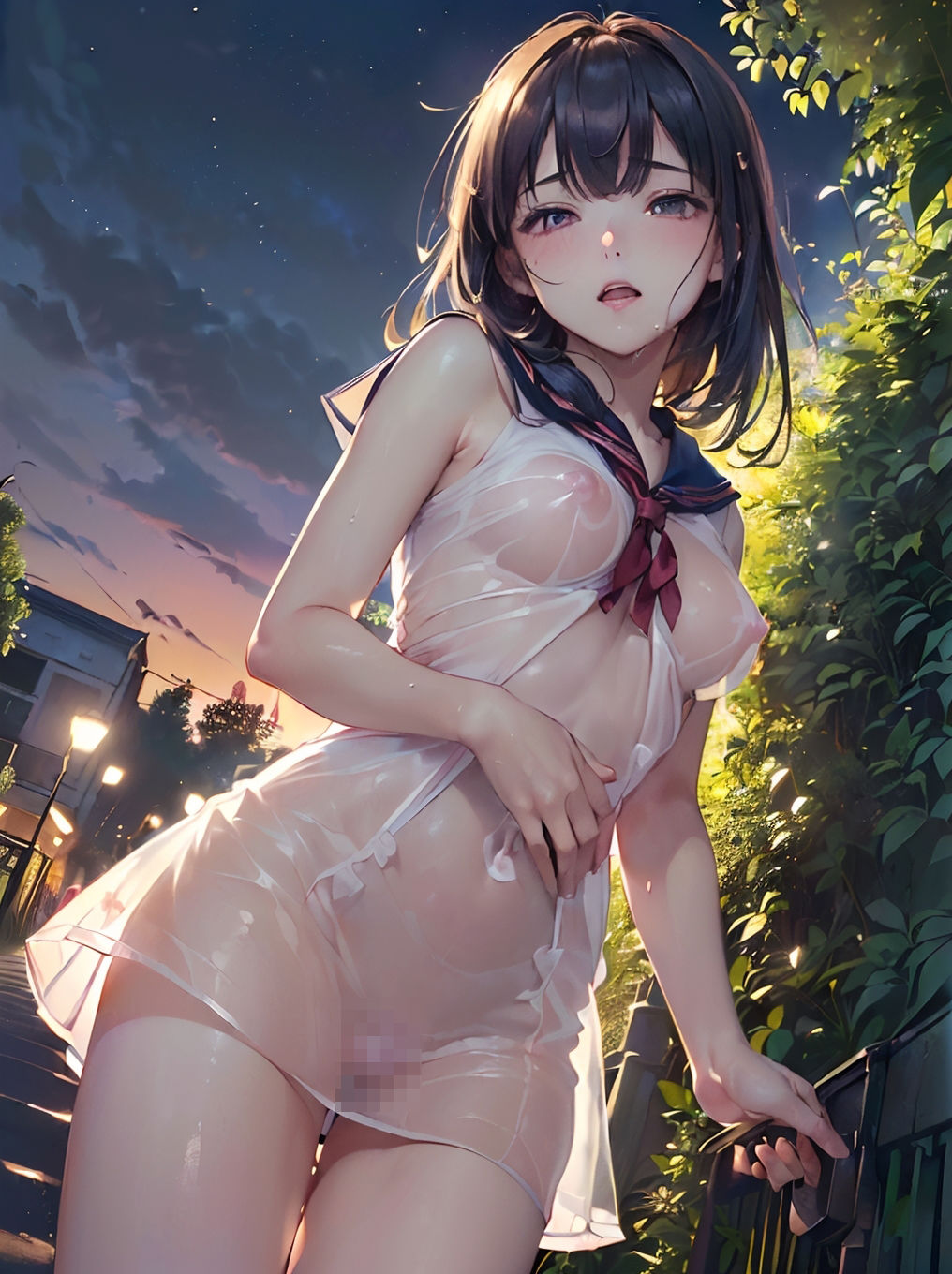 サンプル画像1:えろ透け スケスケコスチューム イラスト集 250P(え〜あい出版) [d_353336]