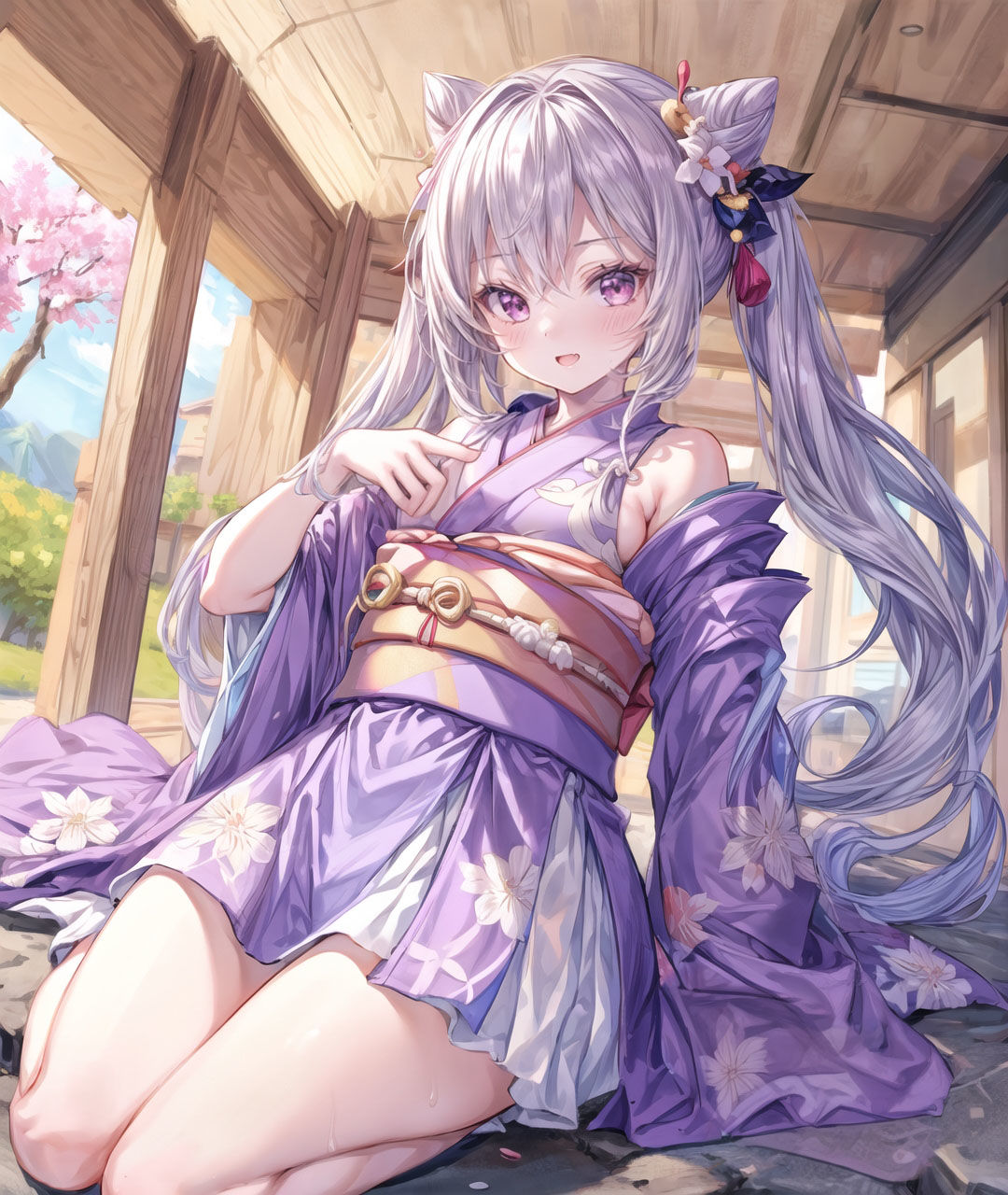 サンプル画像3:美少女たちのひととき・刻晴（こ〇せい）（原神）(Aark) [d_353370]