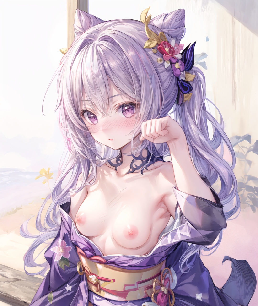 サンプル画像4:美少女たちのひととき・刻晴（こ〇せい）（原神）(Aark) [d_353370]