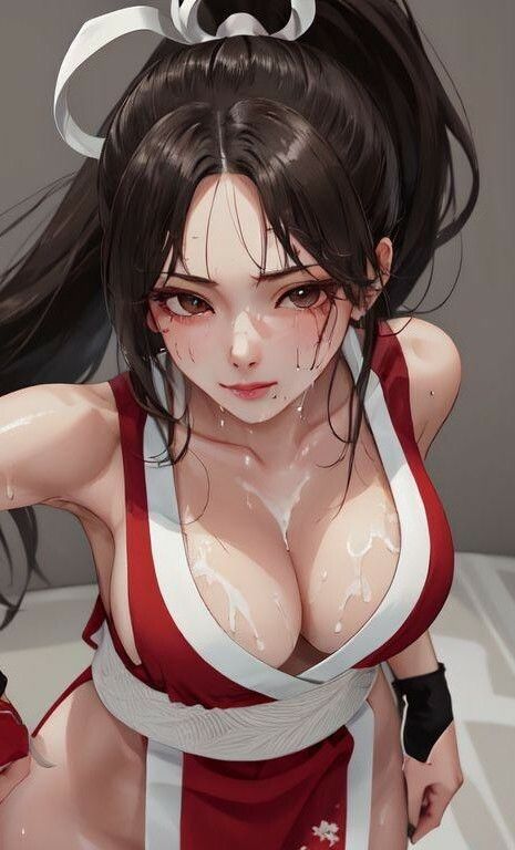 サンプル画像4:K◯F＆餓狼伝◯ 不知火◯ みたいなお姉さん(縦軸と無花果) [d_353380]