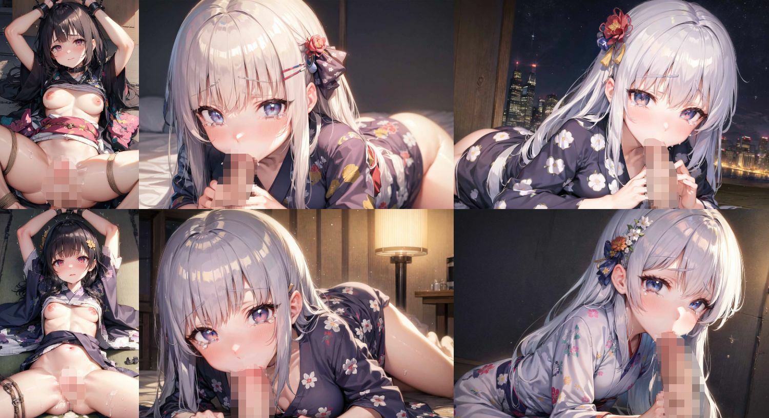 サンプル画像3:浴衣美女と楽しむ変態花火大会(すもぽん) [d_353565]