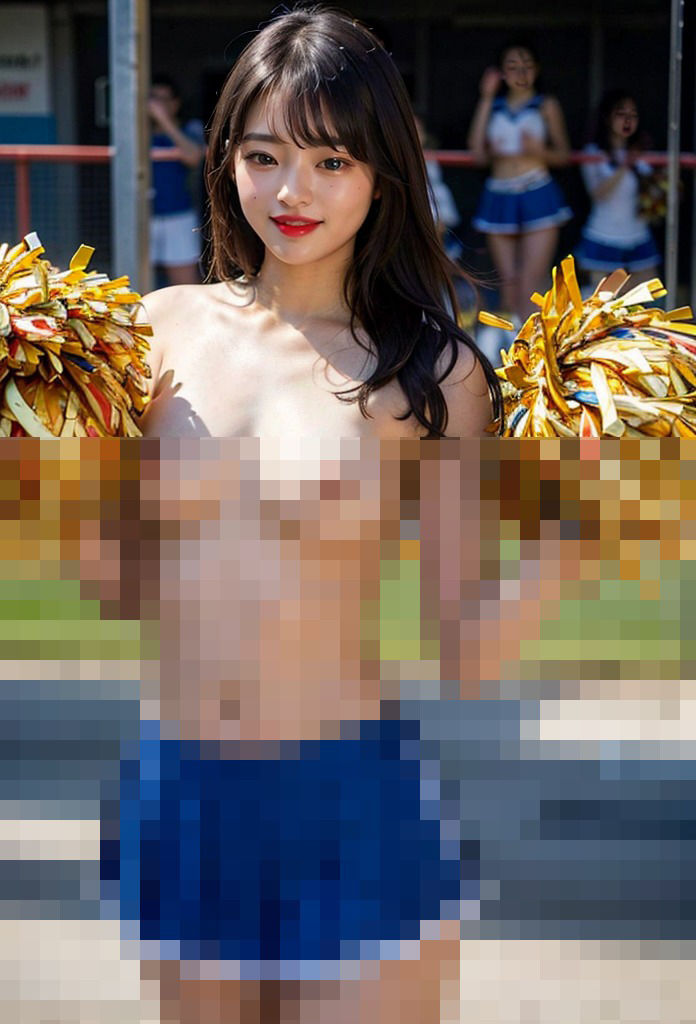 サンプル画像3:コスプレ天国〜チアガール vol.2(ヒロイン危機一髪！) [d_353578]