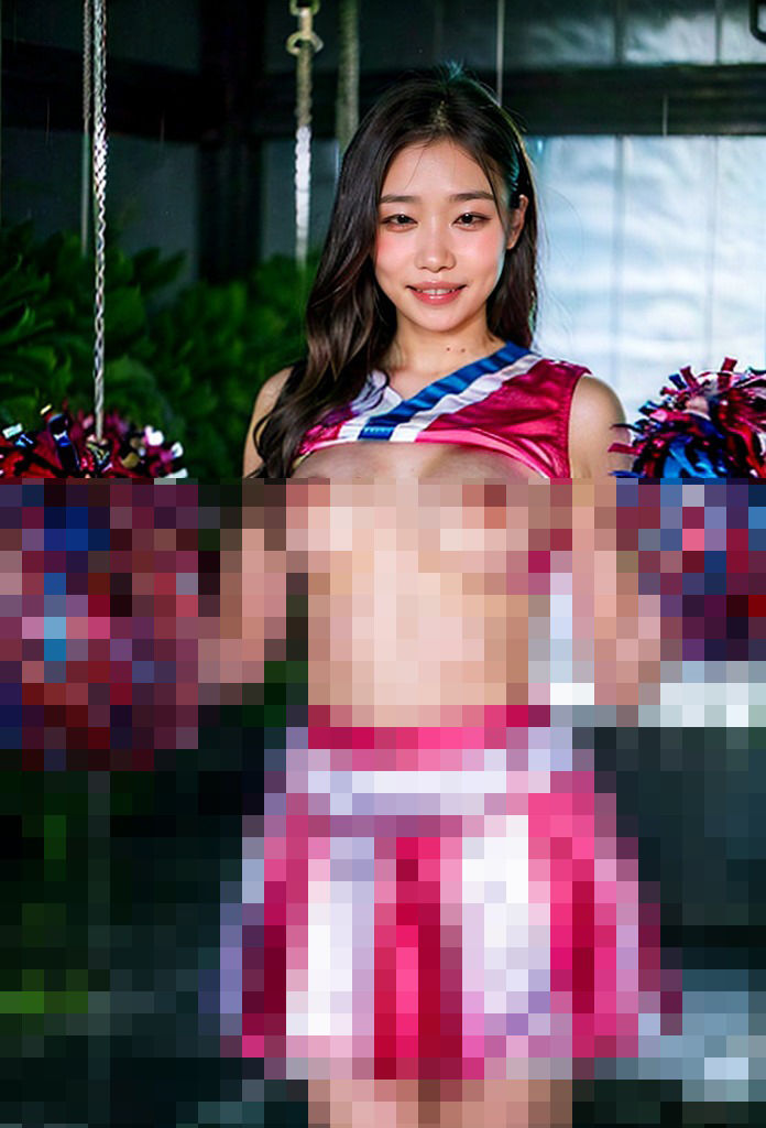 サンプル画像5:コスプレ天国〜チアガール vol.2(ヒロイン危機一髪！) [d_353578]