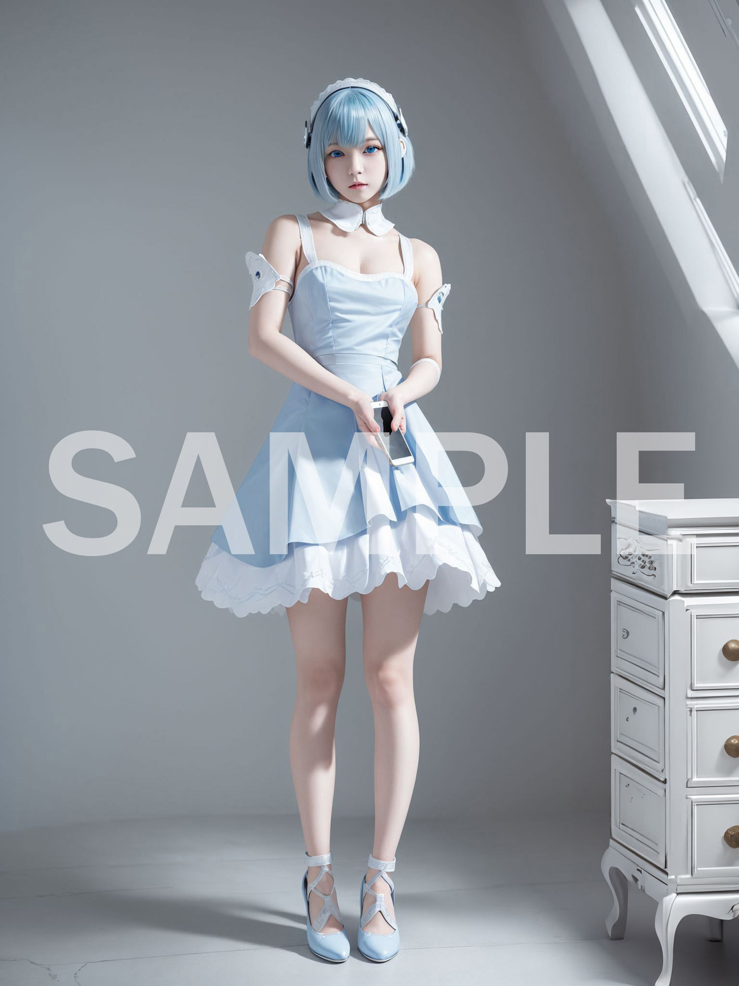 サンプル画像1:えっち専用アンドロイドカタログ(エロAI生成所) [d_353698]