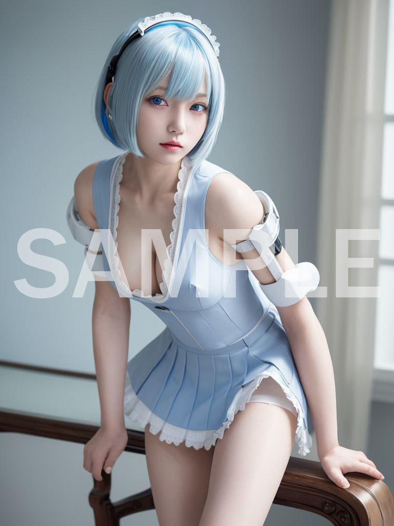 サンプル画像2:えっち専用アンドロイドカタログ(エロAI生成所) [d_353698]