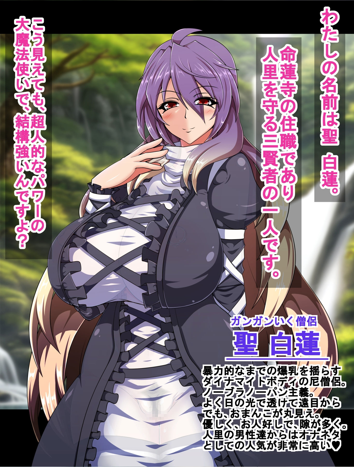 サンプル画像1:聖白蓮は狙われている2「肉○器編」(イタリ屋×黒墨夜行書) [d_353758]