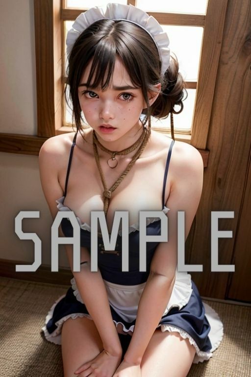 サンプル画像3:性奴メイド少女 監禁凌●仕置き(生成美女まにあ) [d_353817]