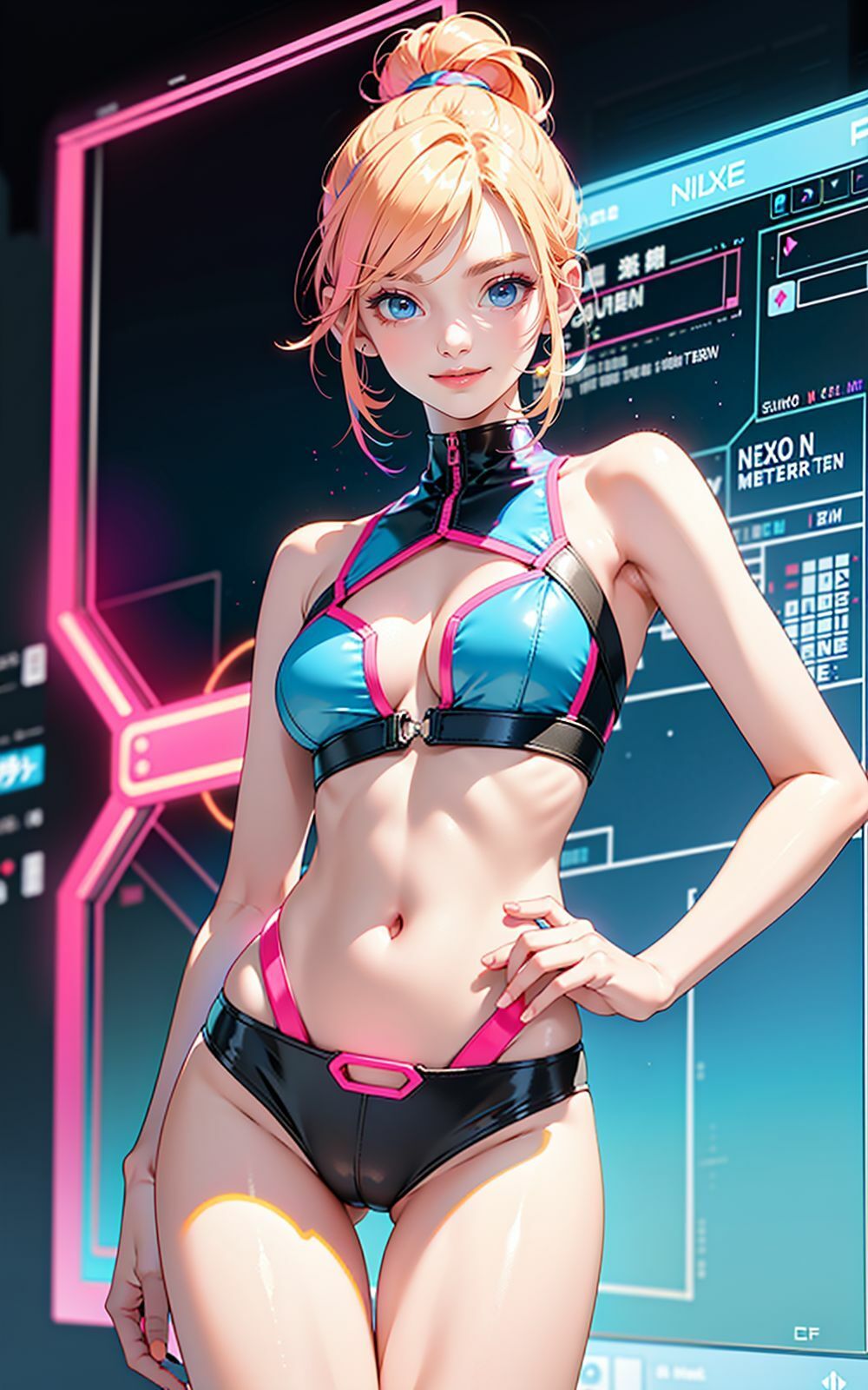 サンプル画像1:サイバースペースオペレーター(AI ヤン) [d_353818]