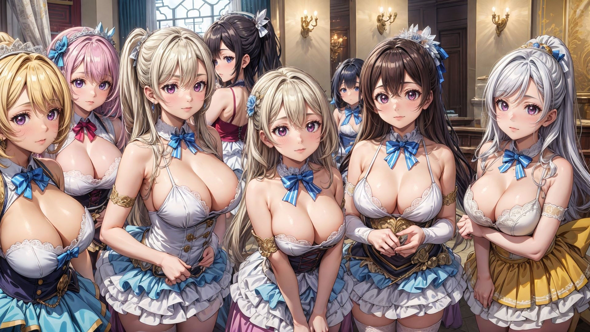 サンプル画像6:アイドル養成所 表舞台に出るまで(かー3) [d_353833]