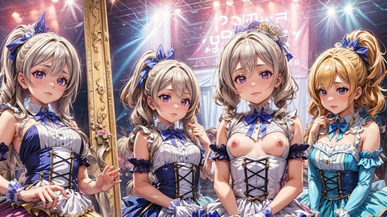 サンプル画像2:アイドル集団 ヤれるコ(かー3) [d_353842]