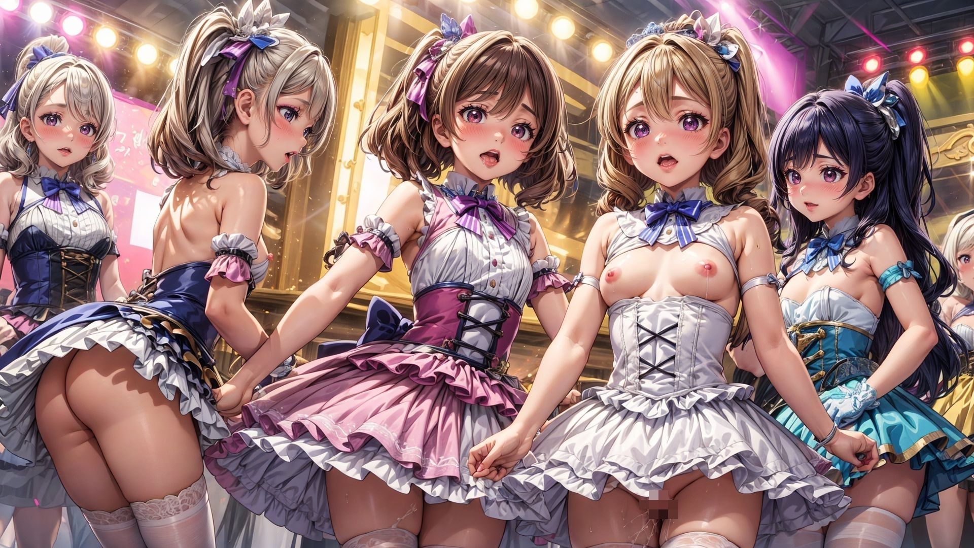 サンプル画像3:アイドル集団 ヤれるコ(かー3) [d_353842]