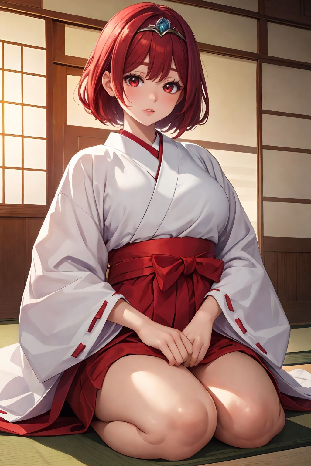 サンプル画像1:巫女 初めてのアルバイト(ばー3) [d_353868]