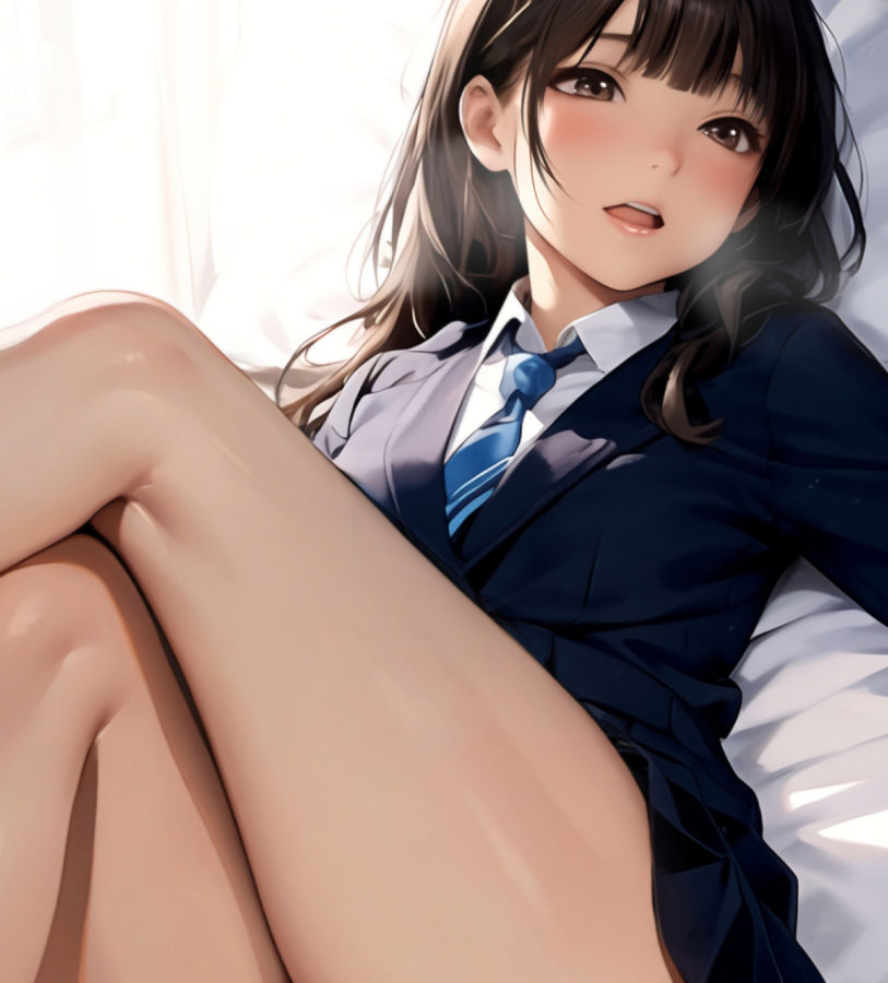 サンプル画像2:冬の生足＋風のいたずら(ミックス ステーション) [d_353895]