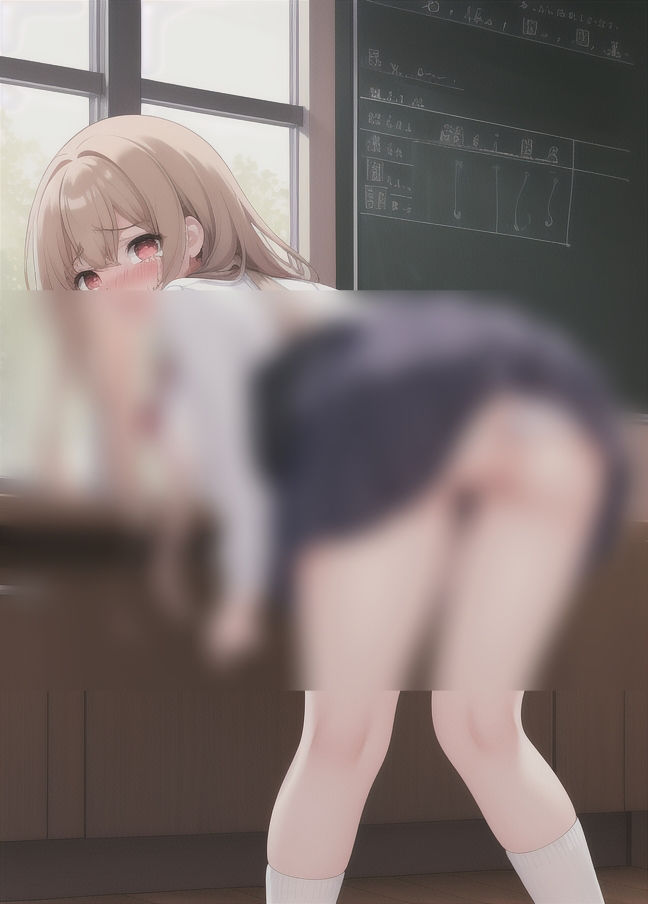 サンプル画像1:JKのおしり丸出し！中出し(ふぁんた) [d_353952]