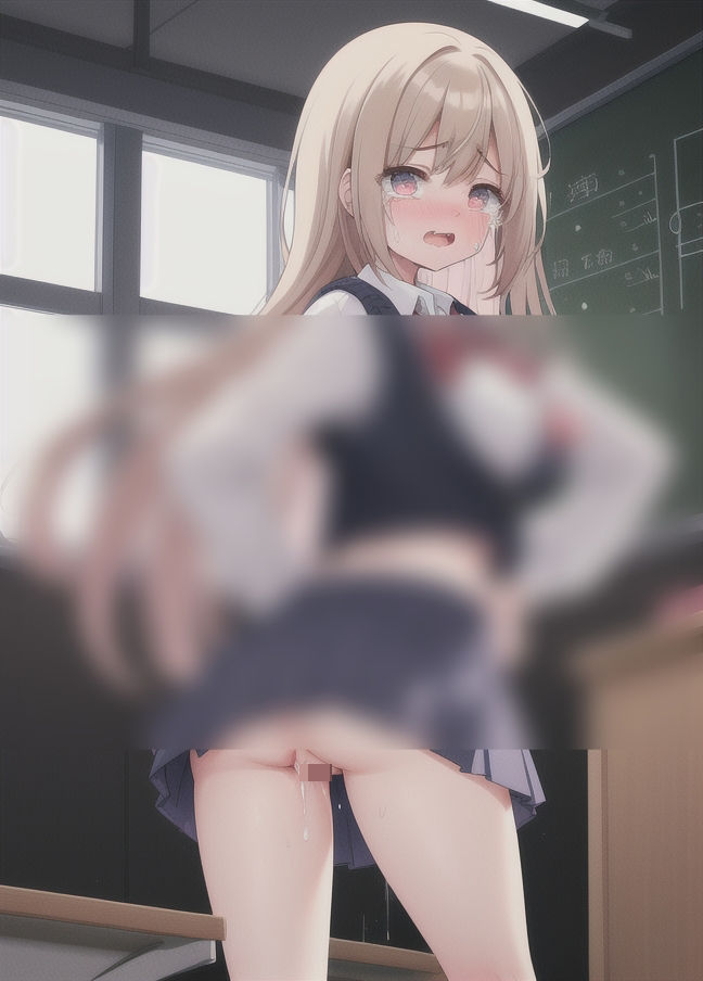 サンプル画像4:JKのおしり丸出し！中出し(ふぁんた) [d_353952]