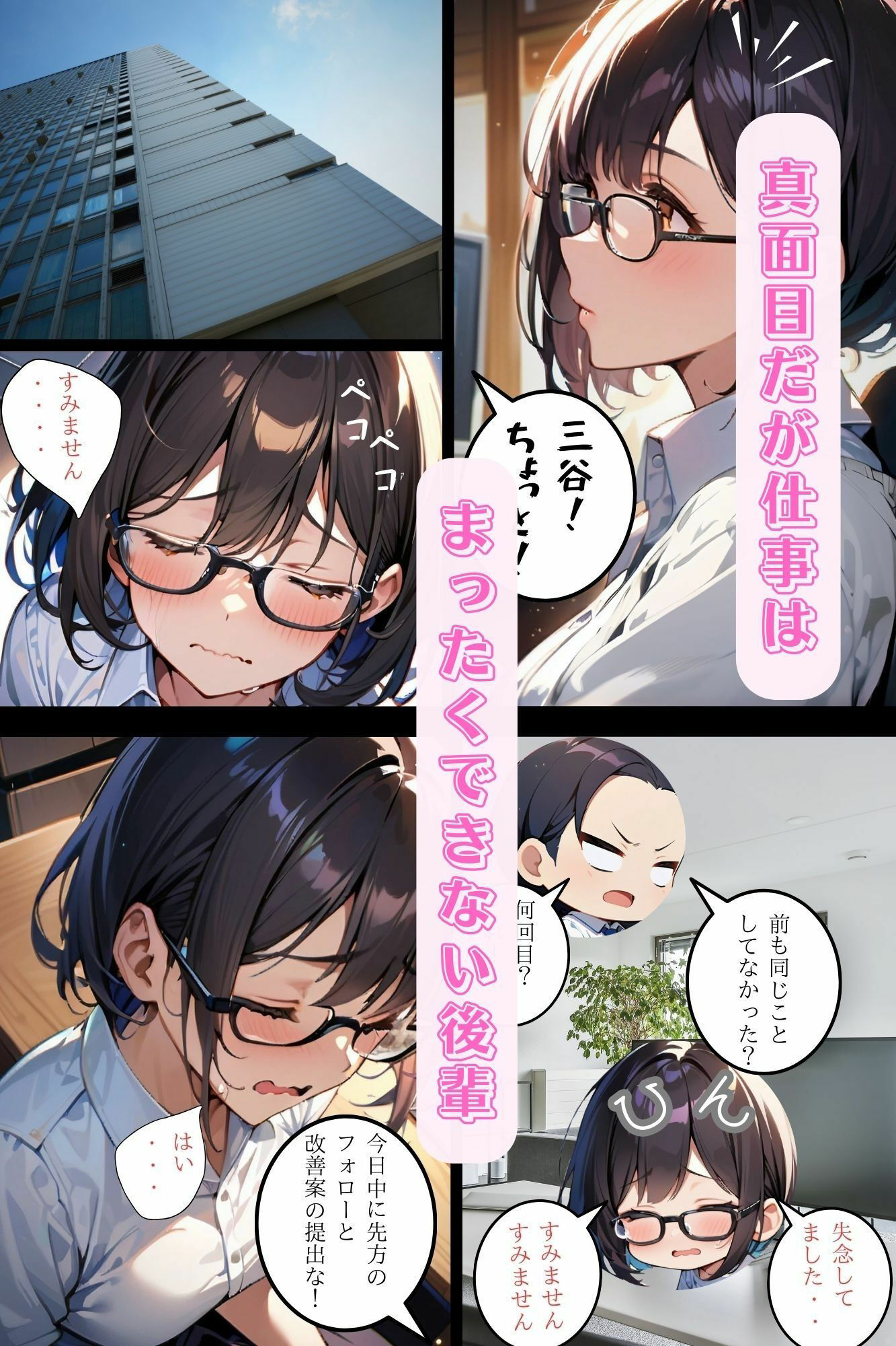 サンプル画像1:会社の後輩がセフレになるまで(ちゃんあい) [d_354006]