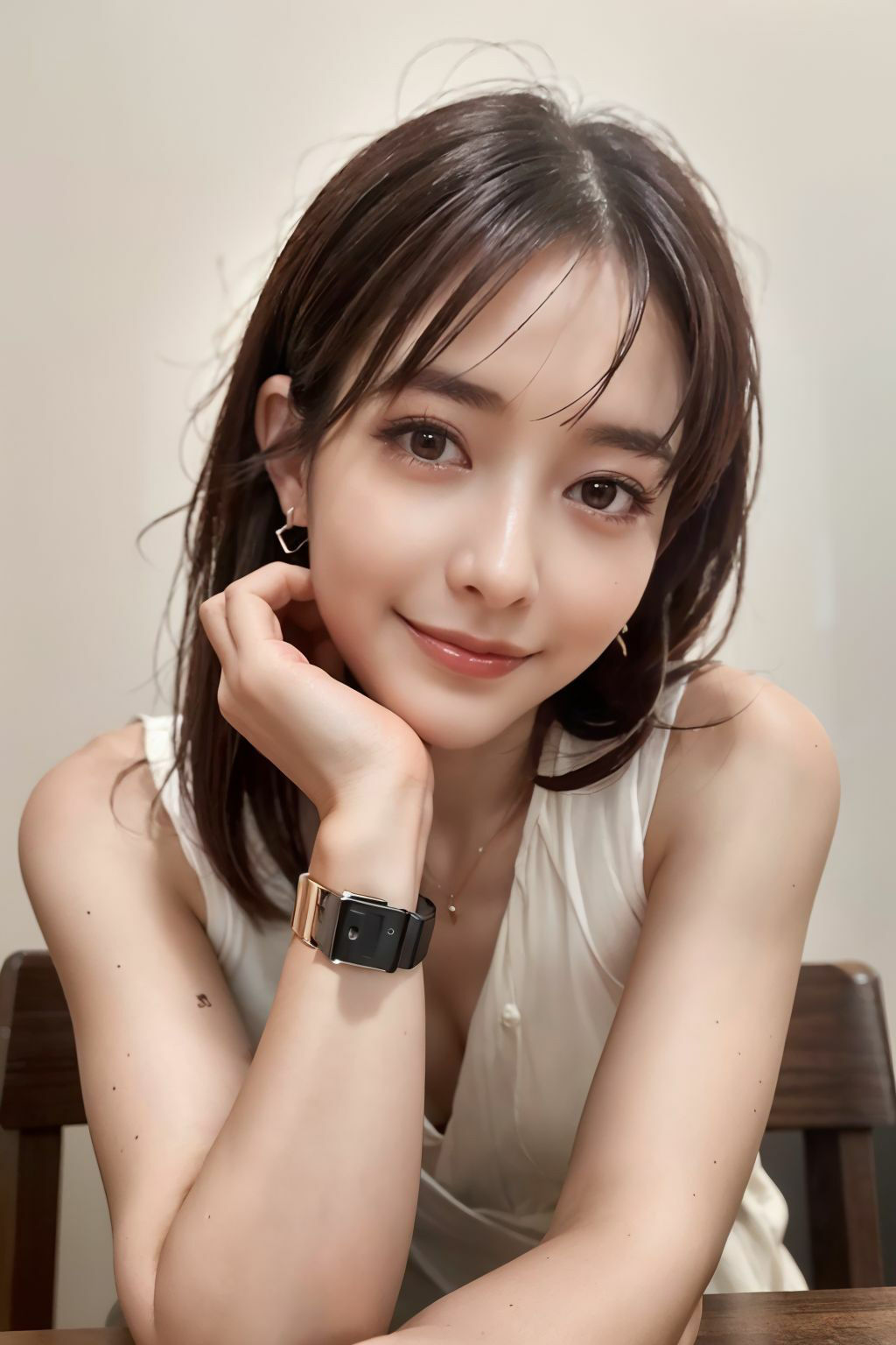 サンプル画像2:【ハーフ】利奈リリィー:AI生成美女カタログ26(ゆるふわAI) [d_354039]