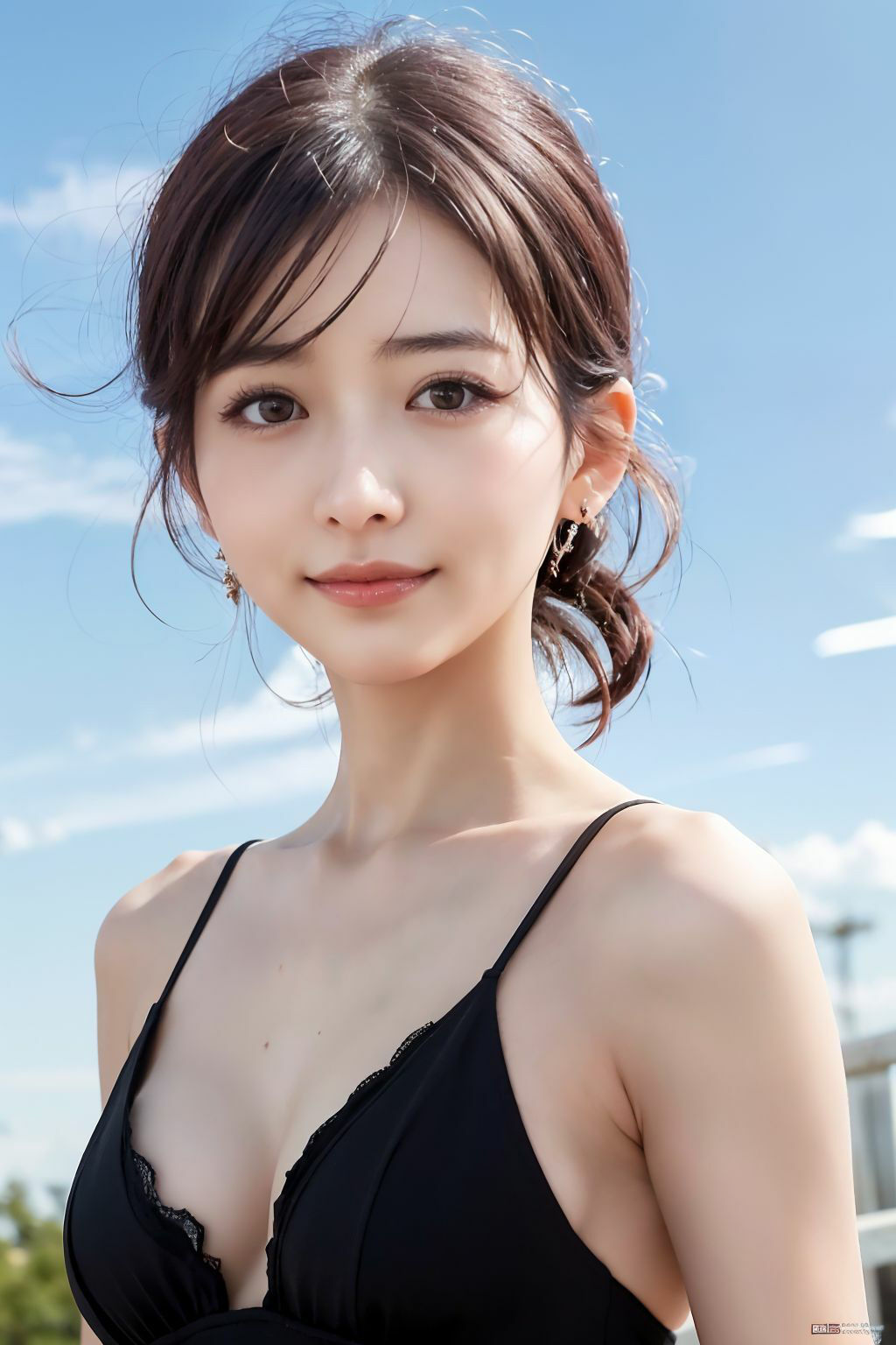 サンプル画像4:【ハーフ】利奈リリィー:AI生成美女カタログ26(ゆるふわAI) [d_354039]