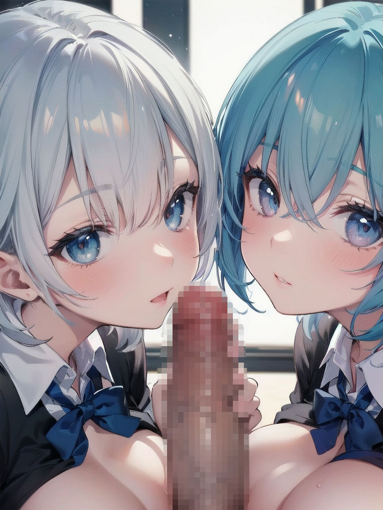 サンプル画像2:巨乳制服女子とハーレムエッチ2(Shotgun Bride) [d_354062]