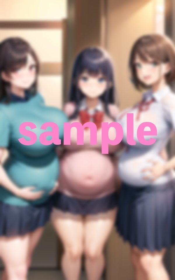 サンプル画像2:クラス全員妊婦っ(秋子) [d_354136]