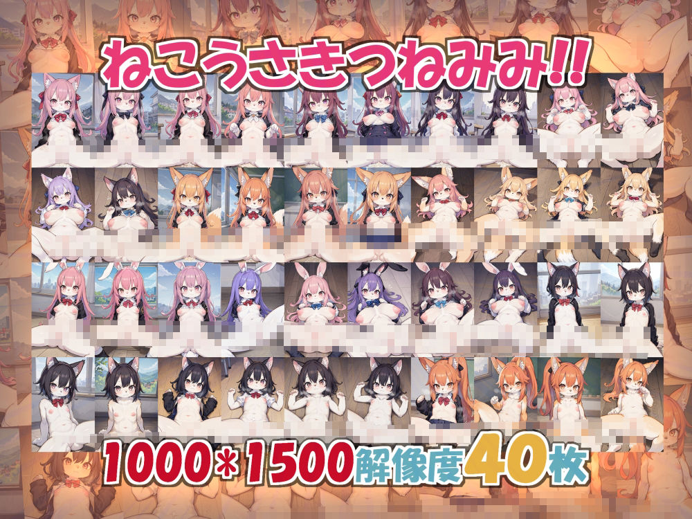 サンプル画像1:ケモの中に出すだけ40枚(山田屋) [d_354193]